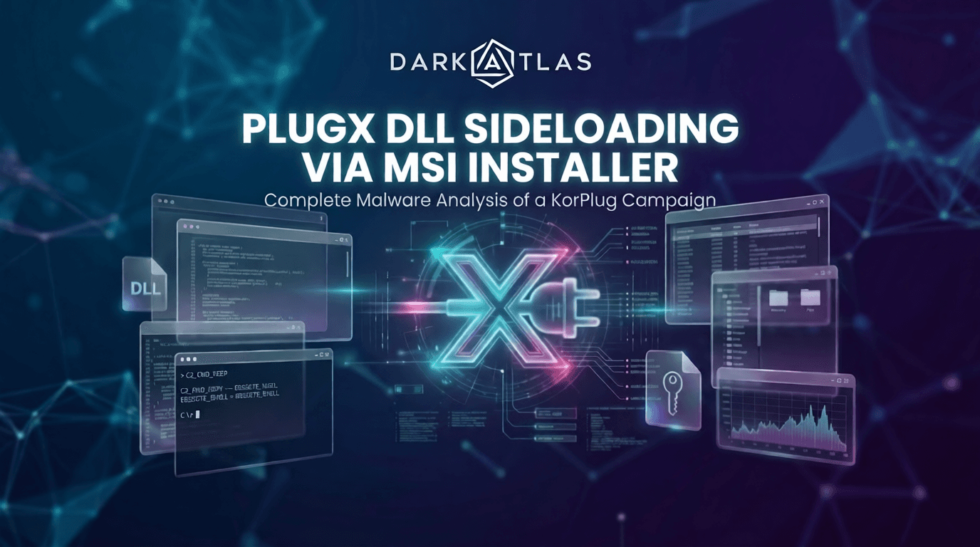 PlugX DLL Sideloading via MSI Installer: Complete Malware Analysis of a KorPlug Campaign